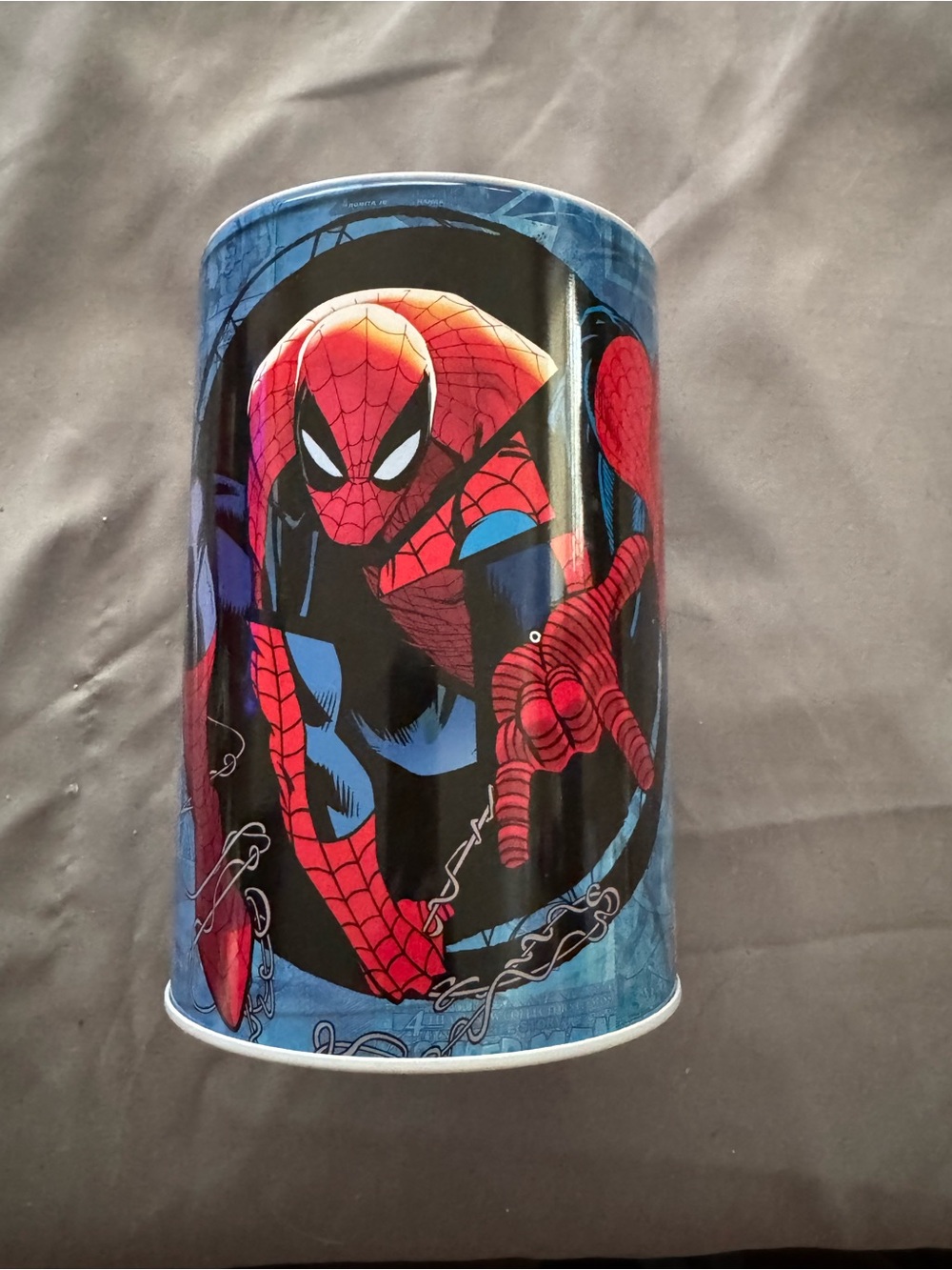 Marvel White and Black Logo Tin Box Lid